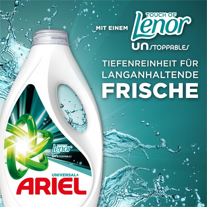 Actual product image Ariel Touch of Lenor Unstoppable (25 Washing cycles, Liquid)
