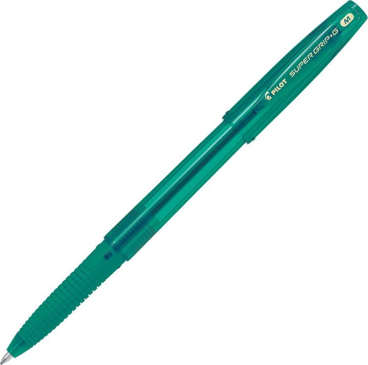Actual product image Pilot Pack of 12 SuperGrip 0.7 mm pens (Green, 12 x)