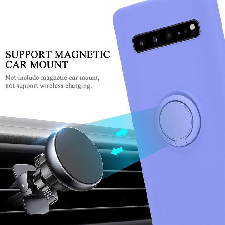 Productafbeelding Cadorabo TPU Vloeibare Ring Silicone Hoesje (Samsung Galaxy S10 5G)