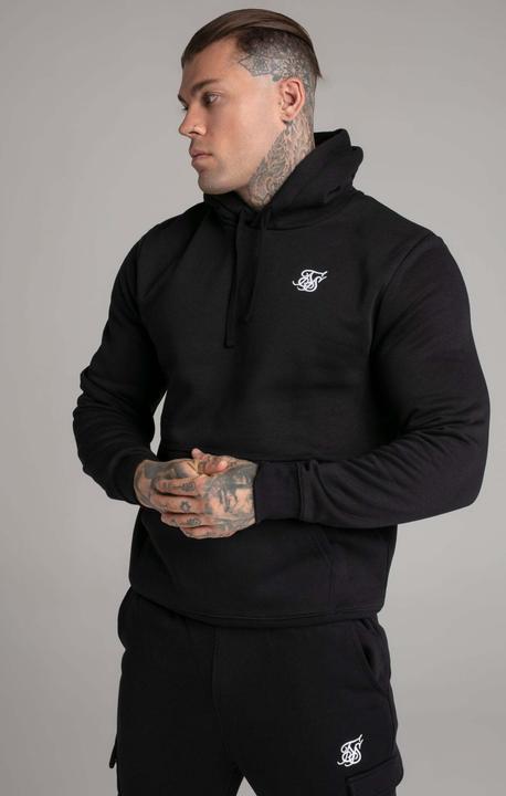 Image du produit Siksilk Sweat à capuche Black Essential Overhead Hoodie (L)