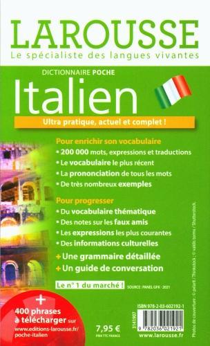 Produktbild Italien : français-italien, italien-français : dictionnaire de poche (Collectif, Französisch)