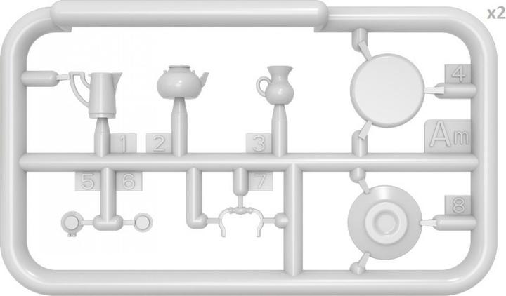 Immagine prodotto Mini art Set di stoviglie e bicchieri per la casa