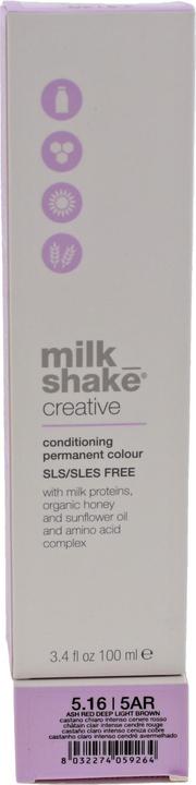 Immagine prodotto Milk_Shake Vopsea permanenta Creative 5.165AR, Castaniu Deschis Praline De Ciocolata, 100ml (5.16 Pralina al cioccolato)
