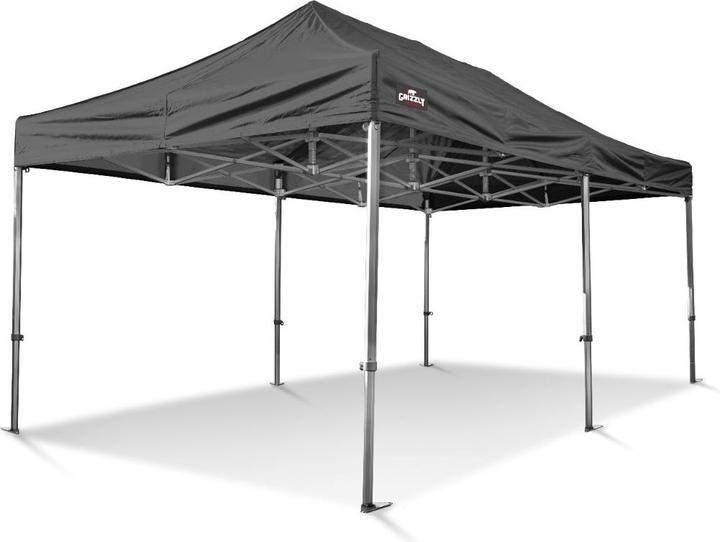 Produktbild Grizzly Outdoor GOW36Z GO-WORK Arbeitszelt 3x6 m Schwarz (58.80 kg)
