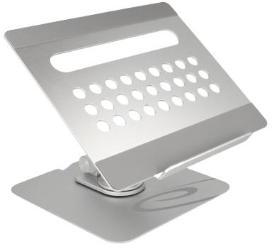 Produktbild Delock Tablet und Notebook Ständer mit eingebauter Dockingstation 4K - HDMI / Kartenleser / Hub / PD (USB-C, 6 Ports)