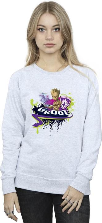 Image du produit - Sweat GUARDIANS OF THE GALAXY GROOT GAMING HOLO - Femme (L)