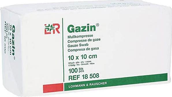 Produktbild Gazin Mullkompressen 10x10cm 16-fach unsteril