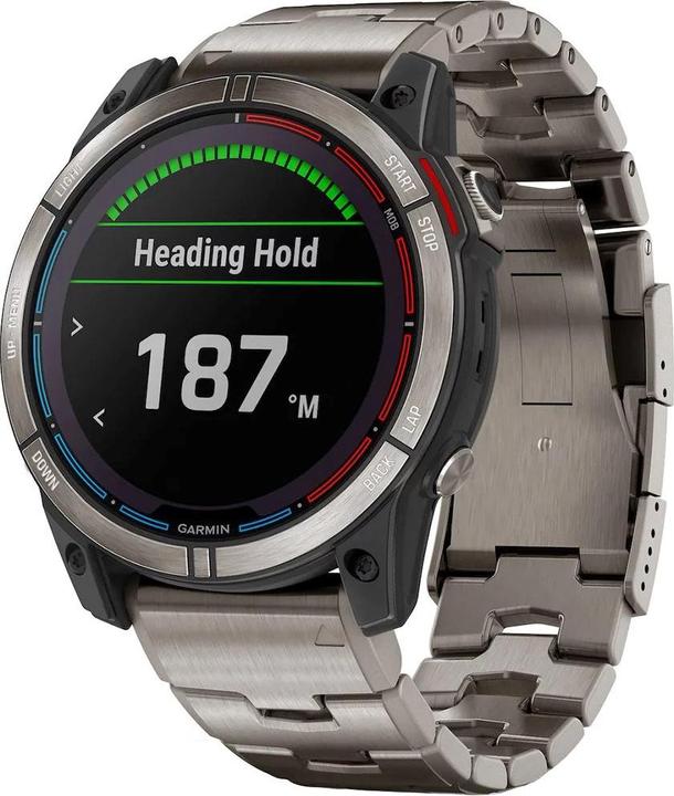 Image du produit Garmin quatix 7X Sapphire Solar Titan" GPS Marine Smartwatch (51 mm)