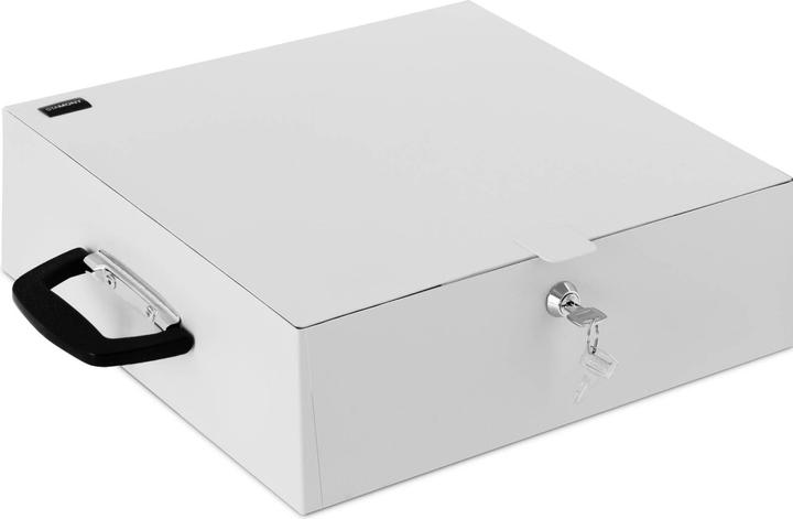 Stamony Dokumentenkassette abschliessbar Dokumentenbox A4 Kassette 35 x 32 x 11 cm (12.32 l)