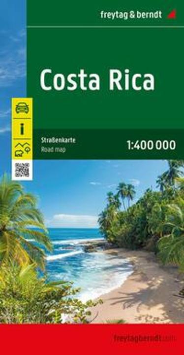 Image du produit Costa Rica, carte routière, 1:400.000, freytag & berndt
