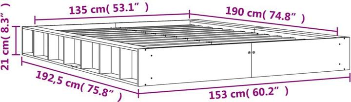 Actual product image VidaXL Seraina (135 x 190 cm)