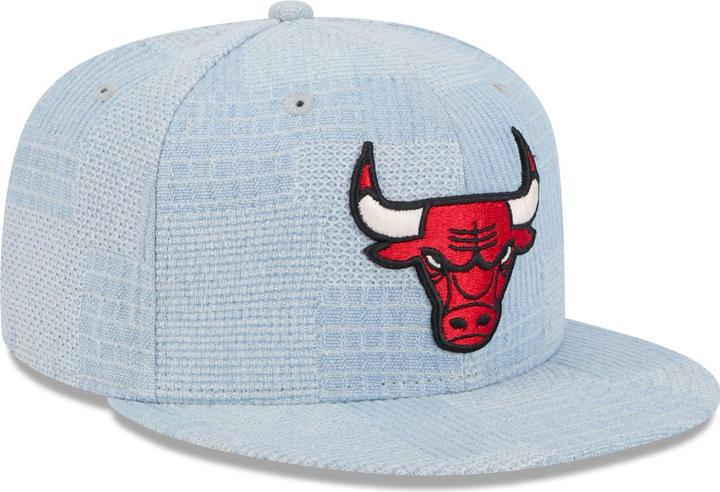 New Era 9Fifty Snap Cap - DENIM PATCHWORK Chicago Bulls