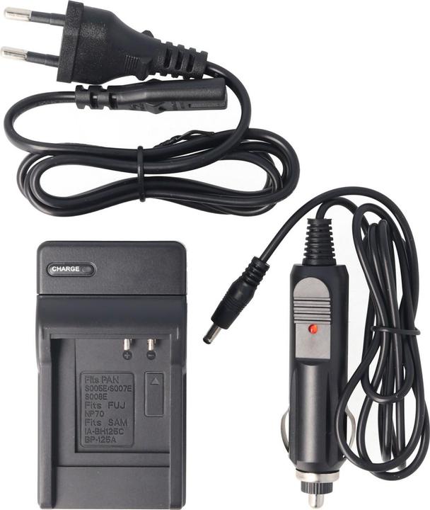 Produktbild AccuCell Akku-Ladegerät Panasonic DMC-FX, DMC-LX, CGA-S005, DSLR (Ladegerät)