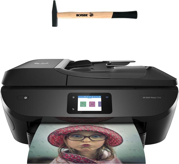 Actual product image HP Envy Photo 7830 incl. hammer