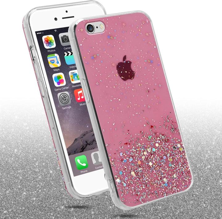Actual product image Cadorabo TPU cover sparkling glitter (Apple iPhone 6)