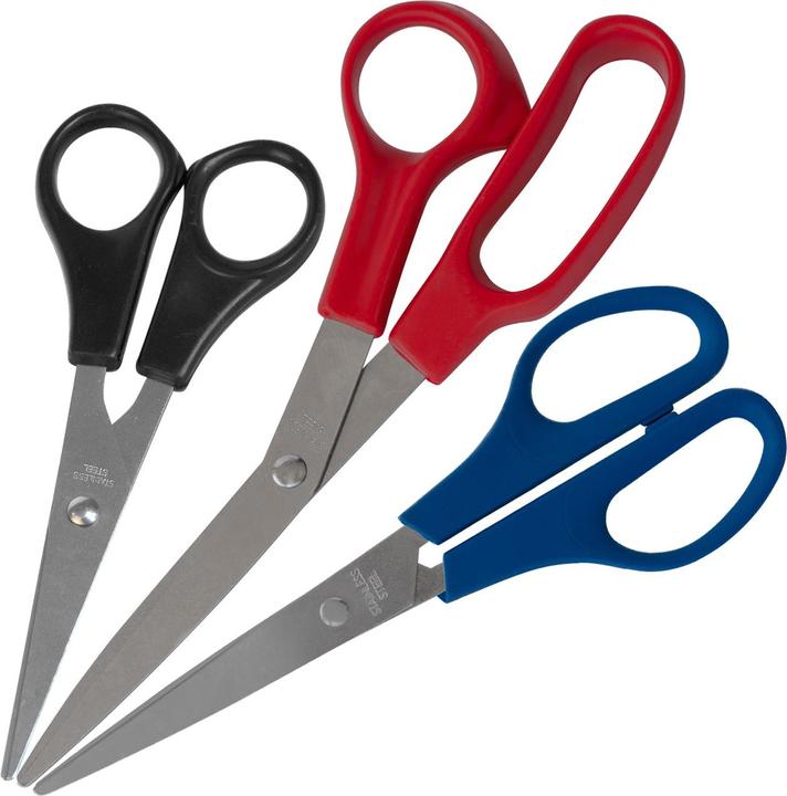 Produktbild Excellent Houseware Haushaltsscheren-Set aus Edelstahl, 3 Stück in 3 Grössen und Farben