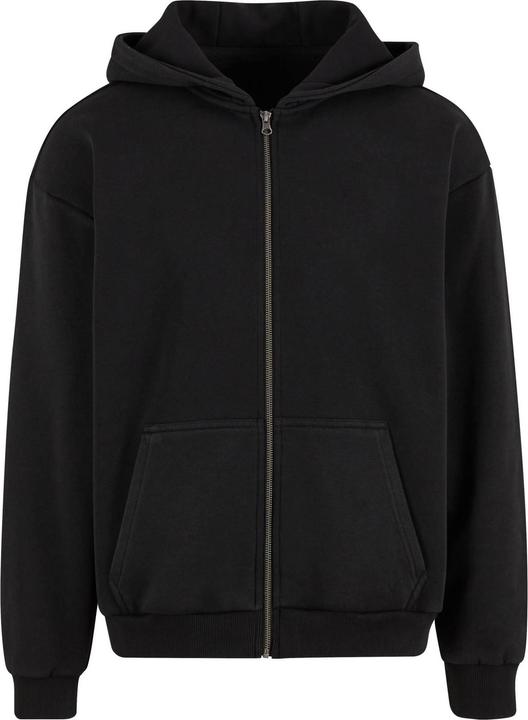 Actual product image Build Your Brand Mens Vintage Heavy Full Zip Hoodie (M)