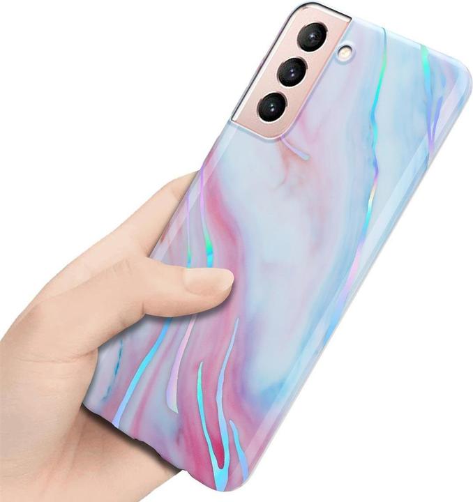 Produktbild Cadorabo IMD TPU Bunter Marmor Cover (Samsung Galaxy S21 5G)