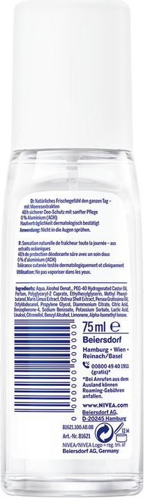Actual product image NIVEA Fresh Natural Vapo (Spray, 75 ml)