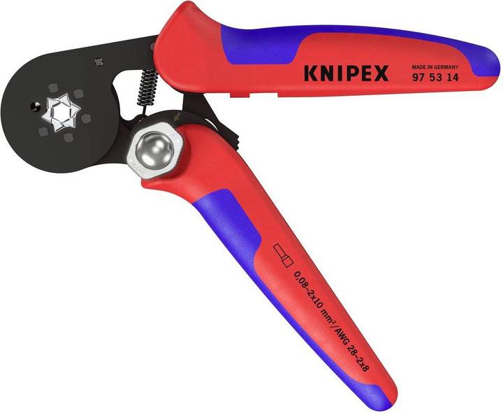 Produktbild Knipex Selbsteinstellende Crimpzange für Aderendhülsen (180 mm)
