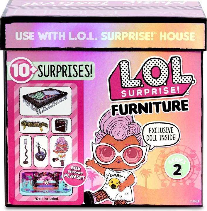 Produktbild L.O.L. Surprise! Furniture- Music Festival with Grunge Grrrl