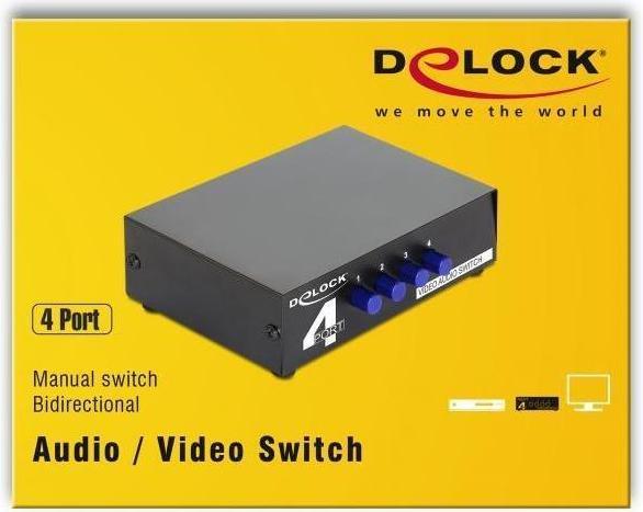 Produktbild Delock Umschalter Audio / Video