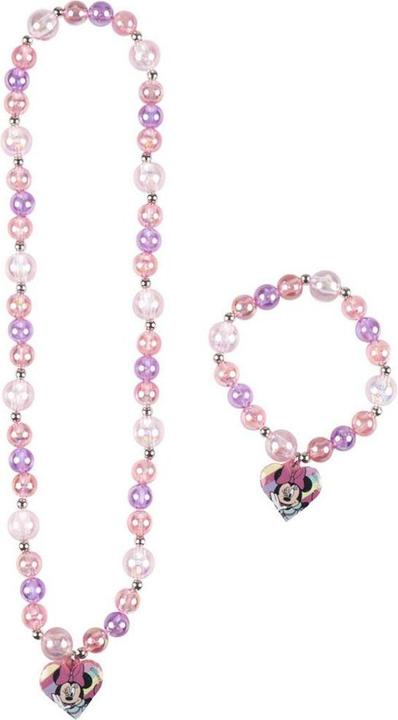 Produktbild Minnie Mouse Halskette und Armbänder Set 2 Stücke Rosa