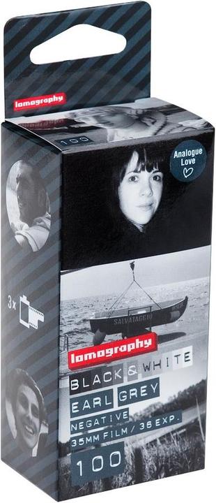 Image du produit Lomo Earl Grey B&W ISO100 paquet de 3