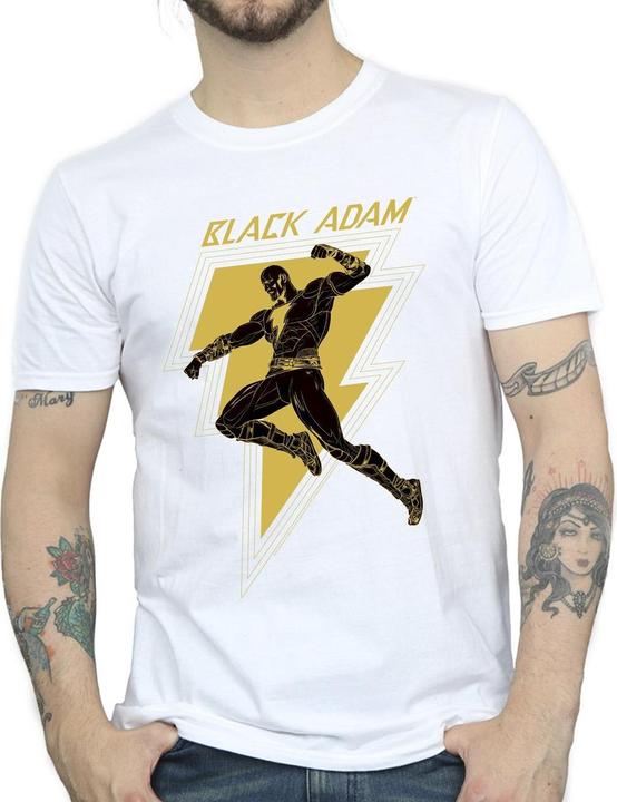 Immagine prodotto Maglietta Black Adam Golden Bolt Chest (S)