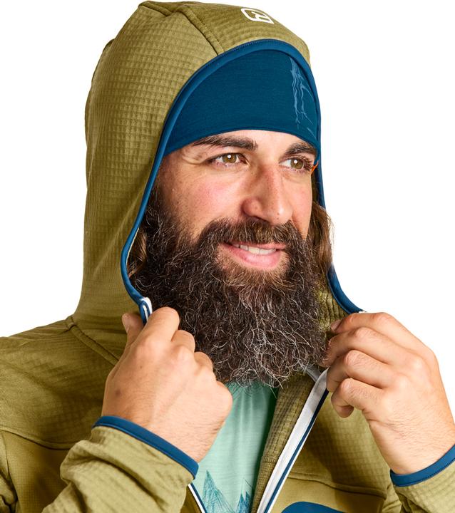 Actual product image Ortovox Fleece Grid Hoodie Men Midlayer (M)