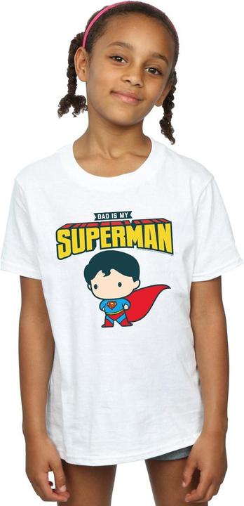 Produktbild Superman My Dad Is My Hero TShirt Mädchen (140, 146)