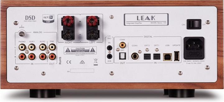 Actual product image Leak STEREO 130 amplifier - Zilver (Amplifier)