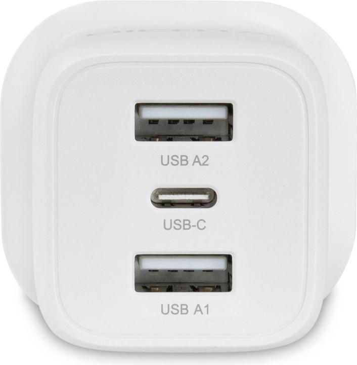Actual product image Dicota 3-Port GaN Wall Charger (32W) UK white (32 W)