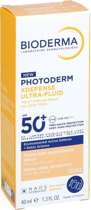 Produktbild Bioderma Photoderm Xdefense Ultra Fluid SPF 50+ 40ml Shade 02 Light (SPF 50+, 40 ml)