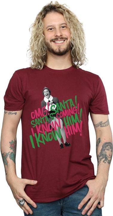 Produktbild Elf Santa's Coming TShirt (L)