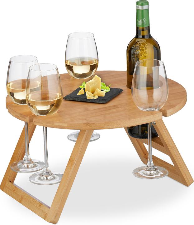 Actual product image Relaxdays Picnic wine table