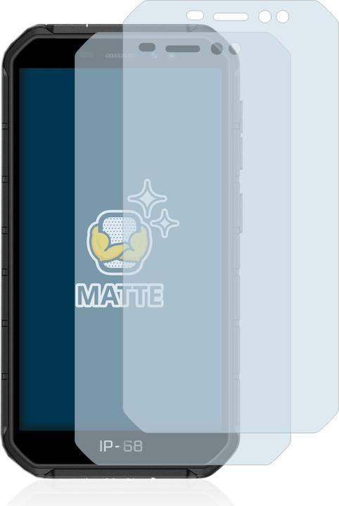 Actual product image BROTECT Anti-glare screen protector matt (2 Piece, Ulefone Armor X7 Pro)