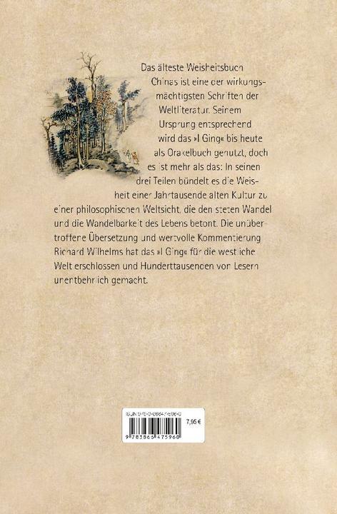 Immagine prodotto I Ging. Das Buch der Wandlungen (Tedesco, Richard William, 2011)
