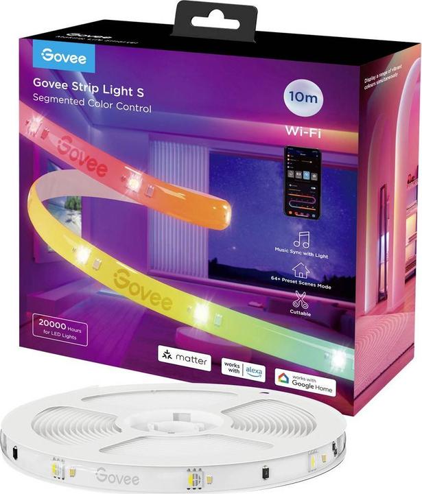 Actual product image Govee Stripe Light S (Daylight, Warm white, 1000 cm, Indoor)