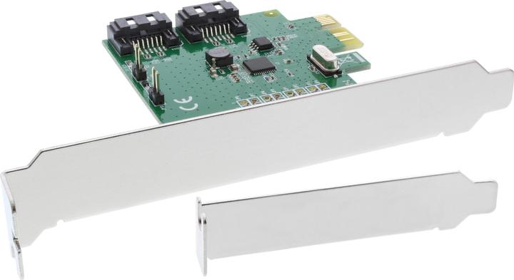 Produktbild InLine Schnittstellenkarte 2-fach SATA 6Gb/s x1 PCIe 2.0 RAID 0/1/SPAN