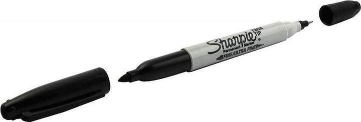 Produktbild Sharpie Twin Tip (Schwarz, 1 mm, 1 x)
