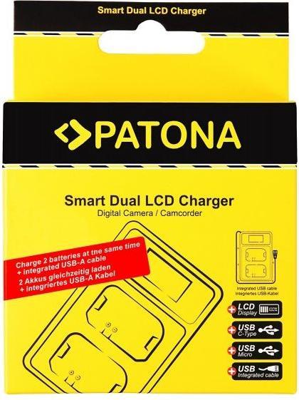 Produktbild Patona Ladegerät Smart Dual LCD USB Nikon Akku EN-EL14 (Ladegerät)