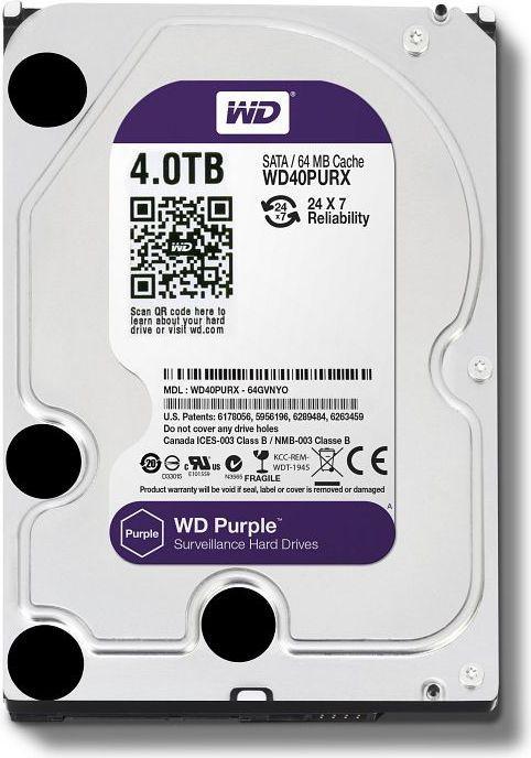 Produktbild WD Purple 4TB 3.5 "SATA III (WD40PURX) (4 TB, 3.5")
