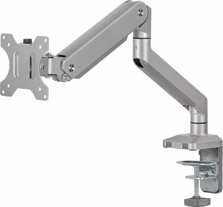Produktbild Ergo Office Monitorhalter Aluminium mit Gasfeder, Doppelgriff, VESA 75x75 (Tisch, 32")