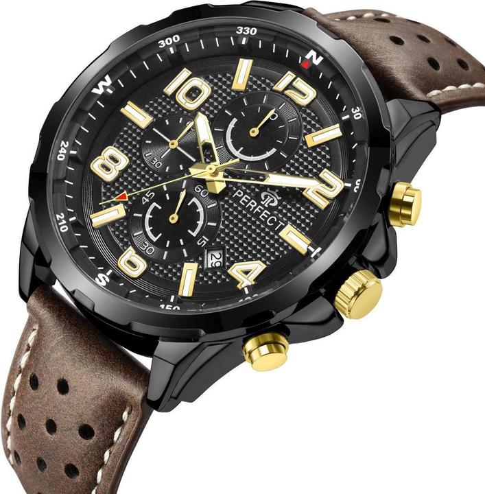 Actual product image MEN'S PERFECT CH05L - CHRONOGRAPH (zp353i) + BOX (Chronograph, 205 mm)