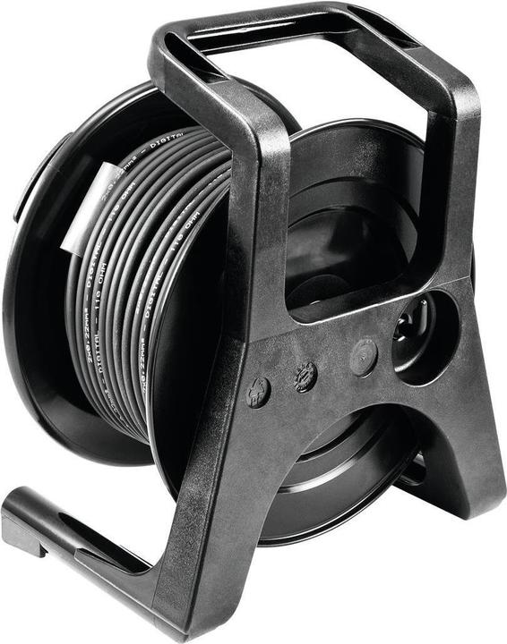 Actual product image Psso DMX cable reel XLR 30m sw Neutrik 2x0.22 (30 m, 0.22 mm²)
