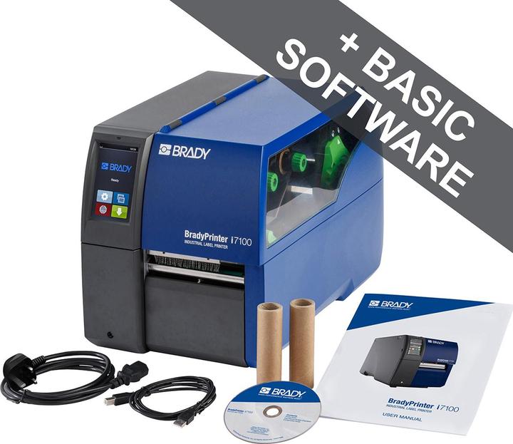 Image du produit Brady Printer i7100-300-UK Imprimante à transfert thermique largeur max. 110 mm 300 dpi USB - Impression