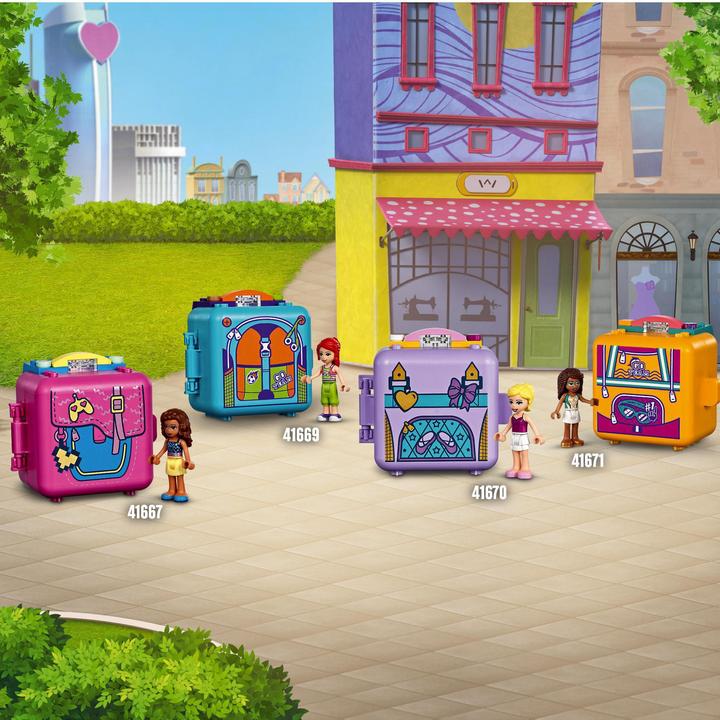 Actual product image LEGO Emma's Fashion Cube (41668, LEGO Friends)