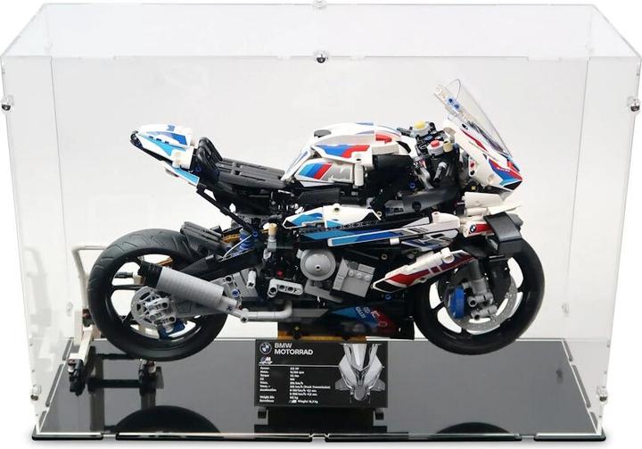 Actual product image iDisplayit Acrylic display for LEGO® 42130 BMW M 1000 RR (With black base)