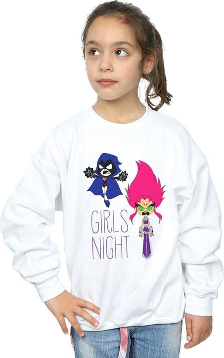 Actual product image Girls Teen Titans Go Girls Night Sweatshirt (140, 146)